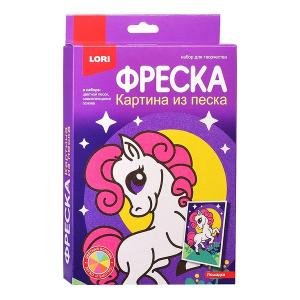 Фреска. Картина из песка "Лошадка" европодвес