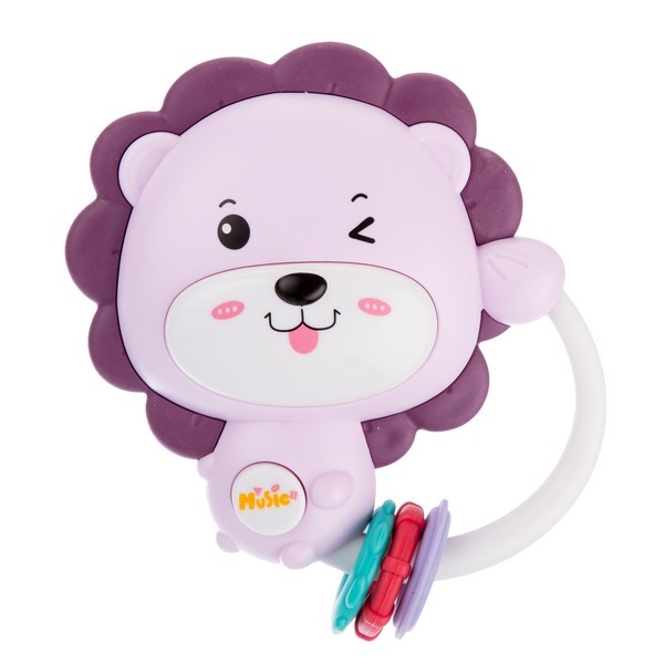 Погремушка "Львёнок", 3 цвета в ассортименте