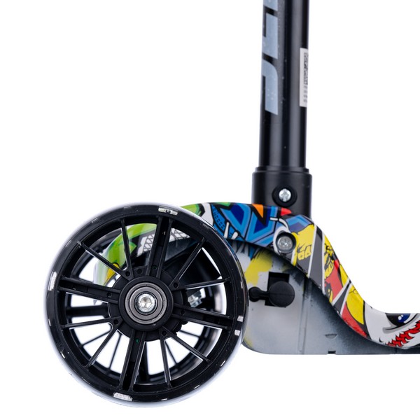 Самокат трехколесный Slider, колеса светящиеся