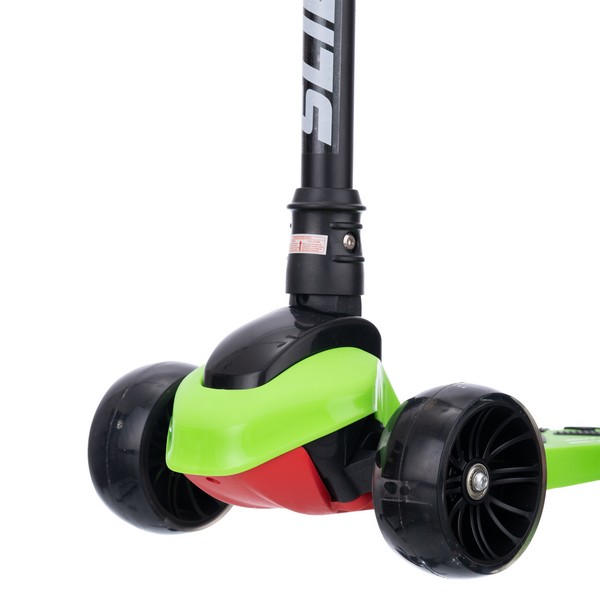 Самокат трехколесный Slider, колеса светящиеся, руль складной Самокат трехколесный Slider, колеса светящиеся, руль складной
