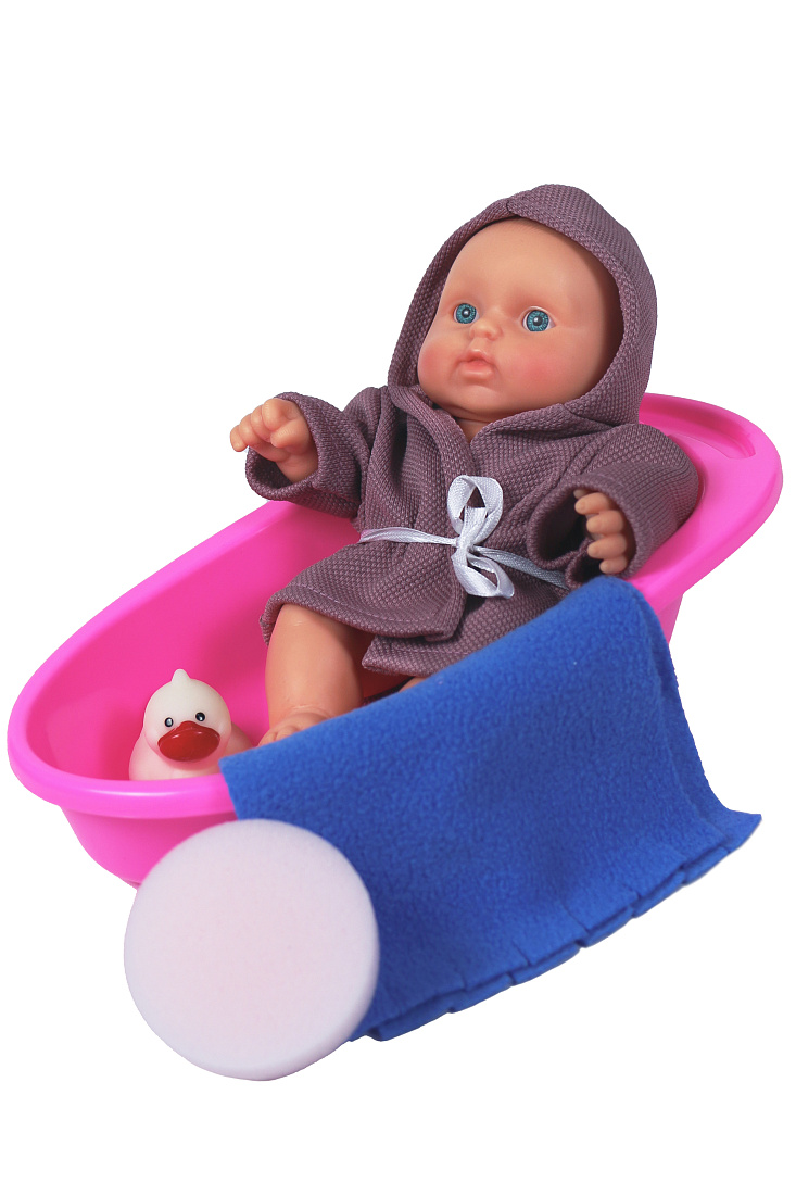 Кукла Весна "Карапуз набор в ванне" , высота 20 см
