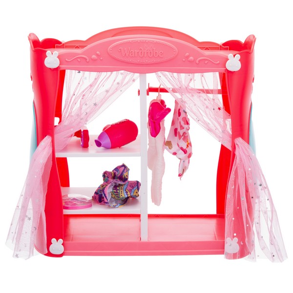 Набор "Модница" Girl`s Club" в комплекте:кукла 30 см,шкафчик с одеждой,аксессуары,блестящая упаковка