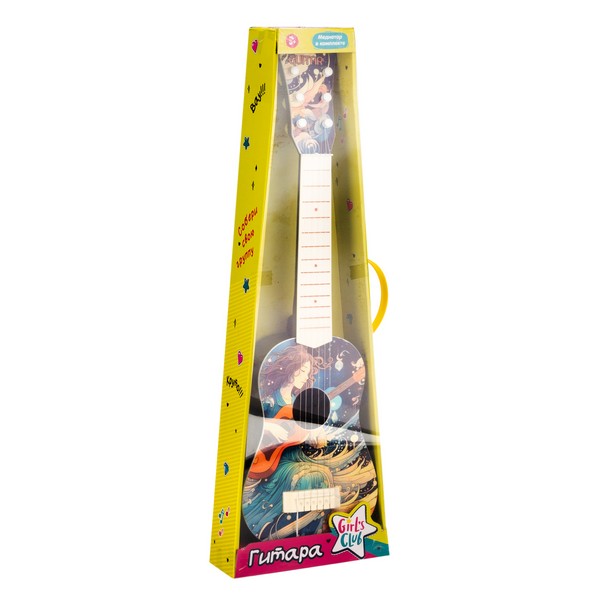 Гитара 60 см "Girl`s Club", 6 струн