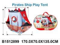 Игровой домик-палатка "Пиратский корабль", размер в собранном виде 170*70*135 см