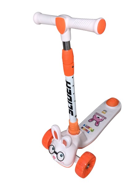 Самокат трехколесный Slider, колеса светящиеся