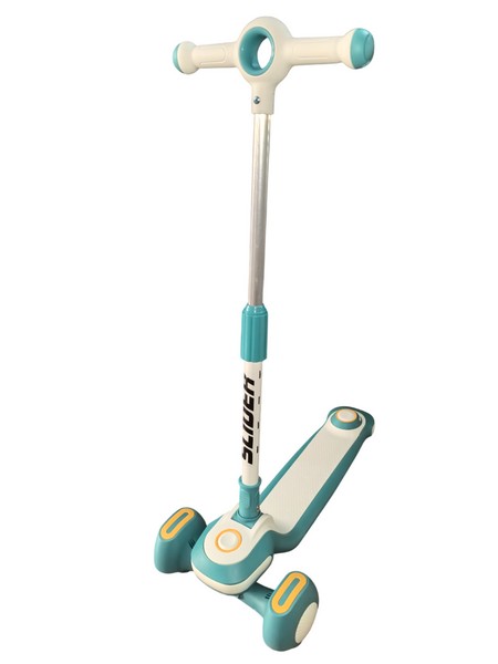 Самокат трехколесный Slider, колеса светящиеся, руль складной