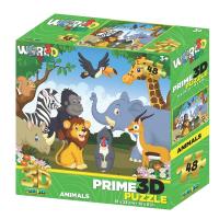 3D Puzzle-48 «Мир джунглей», 48 детал., 3+