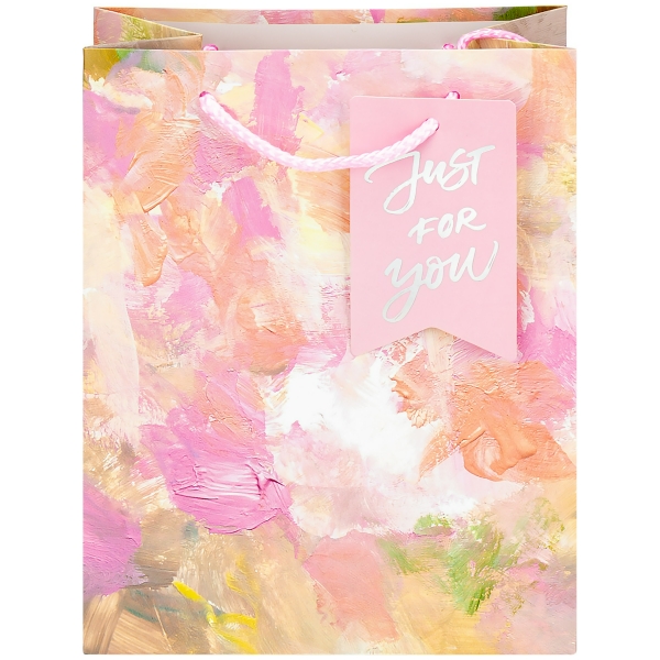 Dream cards Пакет подар. с мат.лам. и сереб.тисн.(12 шт в наборе) 18х23х10см (М)Художество,розовый