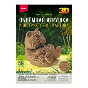 Конструктор из картона. Объёмная игрушка "Хома"
