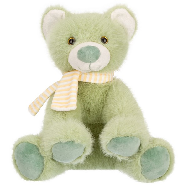 Мишка зеленый в шарфике, 25 см Мишка зеленый в шарфике, 25 см