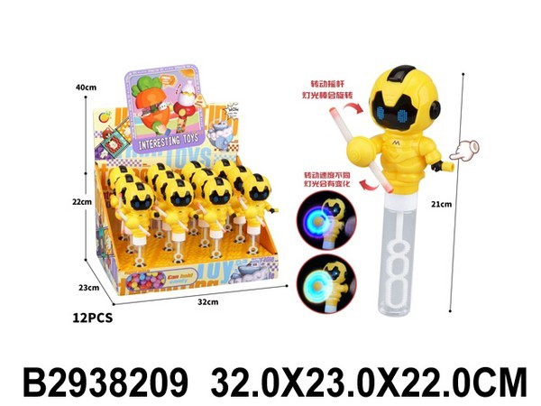 Пузыри мыльные "Робот", световые эффекты, (12 шт. в наборе) Пузыри мыльные "Робот", световые эффекты, (12 шт. в наборе)