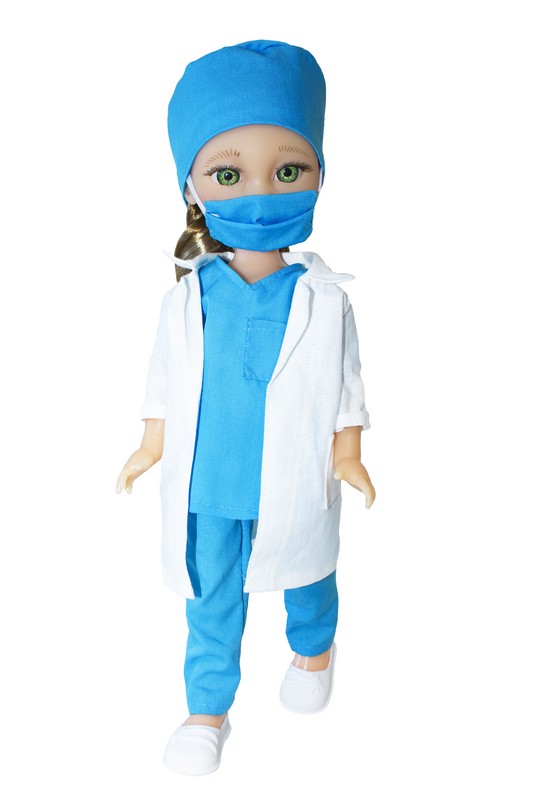 Кукла Доктор Мишель. КНОПА. 36 см