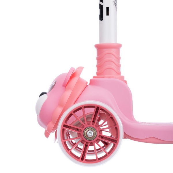 Самокат трехколесный Slider, колеса светящиеся