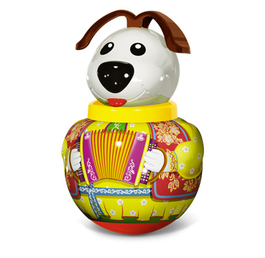 Неваляшка малая Собачка "Дружок"