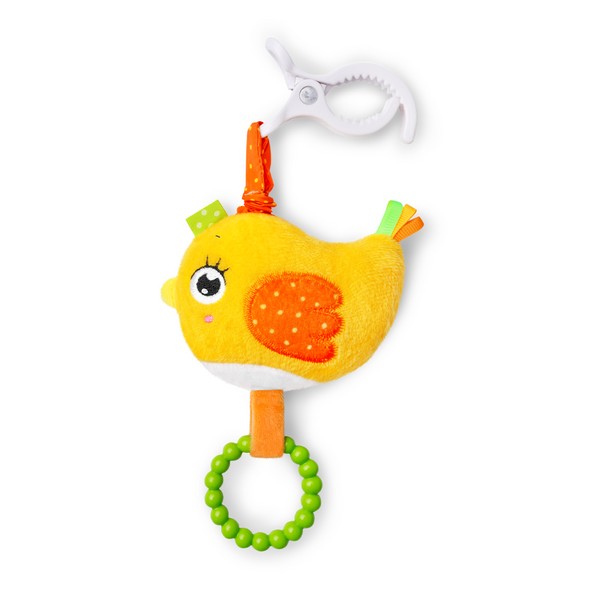 Игрушка "Мякиши" мягконабивная подвеска с эффектом вибрации "Птичка" Игрушка "Мякиши" мягконабивная подвеска с эффектом вибрации "Птичка"