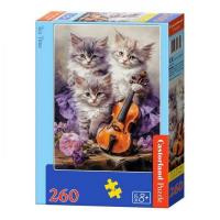 Puzzle-260 "Время чаепития" Котята,