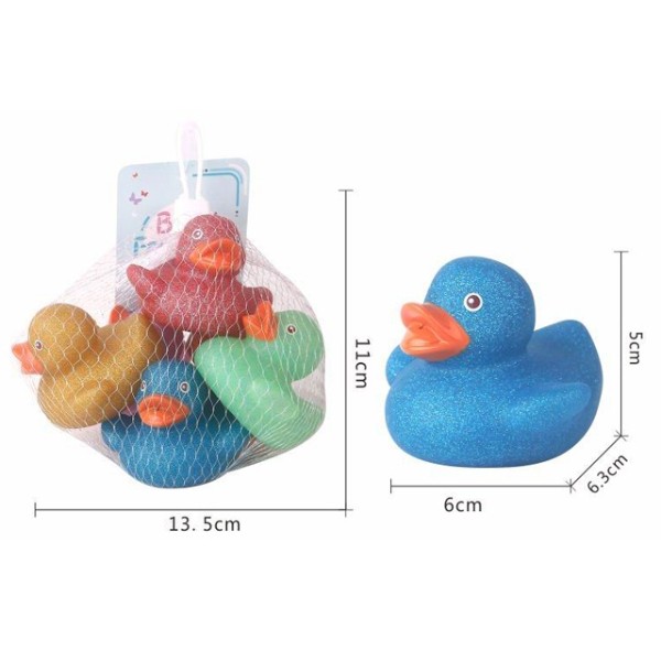 Игрушки для купания "Уточки" размер шт: 6*6,3*5 см
