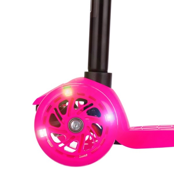 Самокат четырехколесный, колеса PU со светом