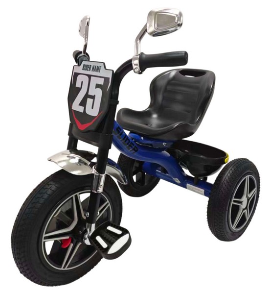 Велосипед трехколесный Slider, колеса EVA 12 и 10", зеркала, корзинка