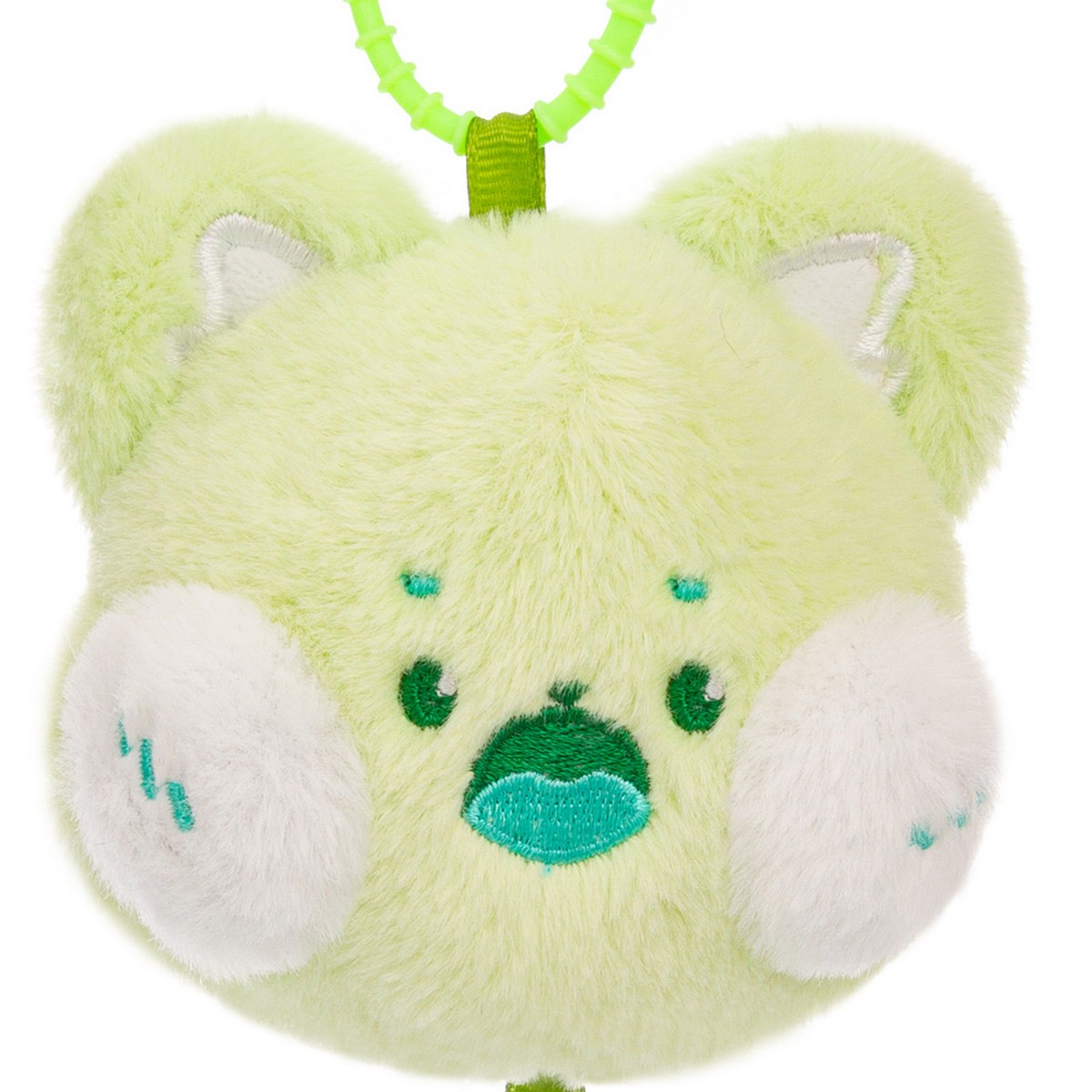 Котик с длинным хвостом светло-зеленый, 15 см