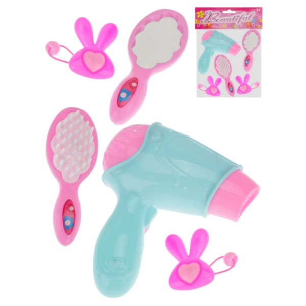 Игровой набор "Прическа принцессы-4" (5 предметов,в пакете)