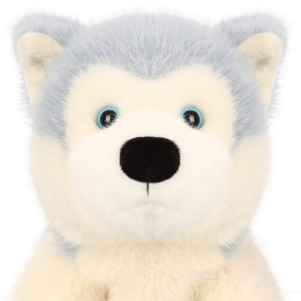 Собака бело-голубая, 25 см