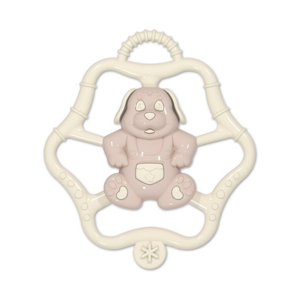 Погремушка-прорезыватель "Солнечные зверята". Коллекция «Зефир»