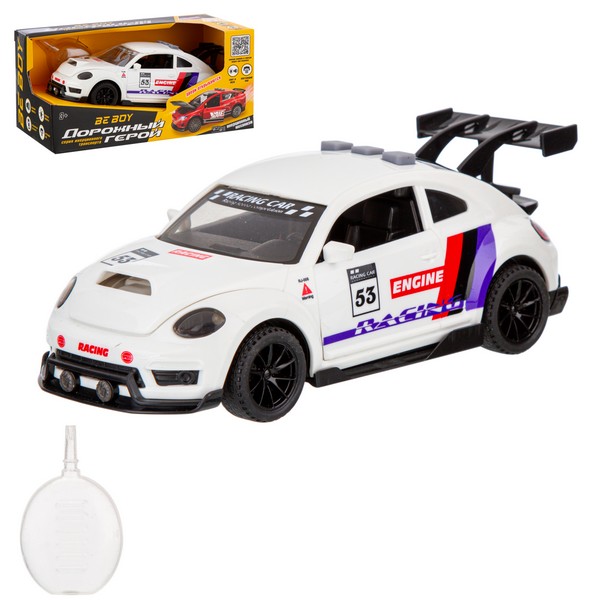 Машинка "BeBoy" инерционная с паром