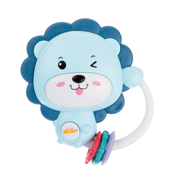 Погремушка "Львёнок", 3 цвета в ассортименте