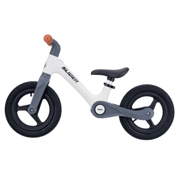 Беговел Slider, надувные колеса 12 дюймов, цвет: серый