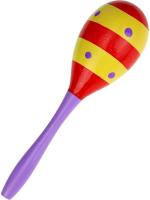 Игрушка деревянная. Маракас 20 см (цвет микс)