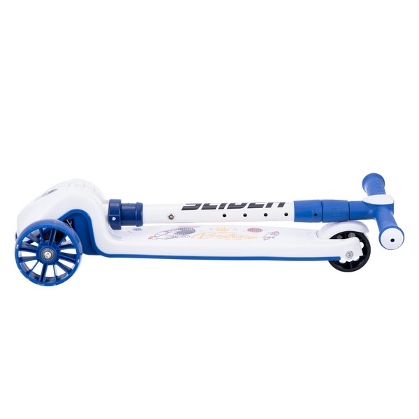 Самокат трехколесный Slider, колеса светящиеся, руль складной