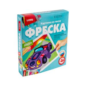 Фреска, Картина из песка "Машинка"