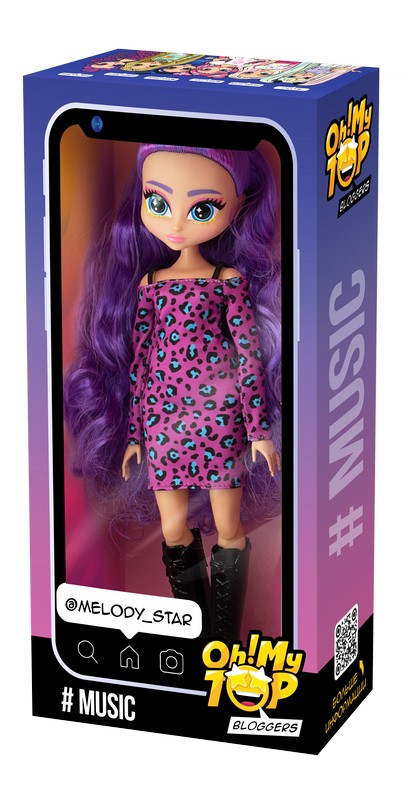 Кукла и аксессуары DIY Oh!My Top Music малый набор