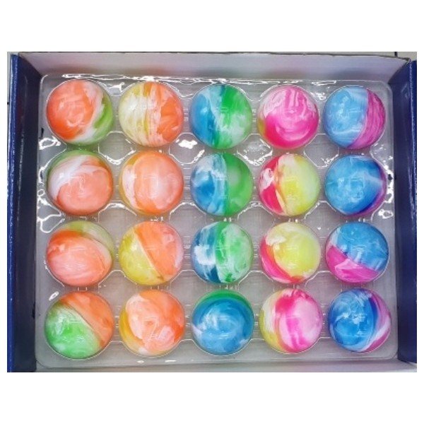 Мяч-попрыгун, диаметр 50 мм, 5 видов, со светом