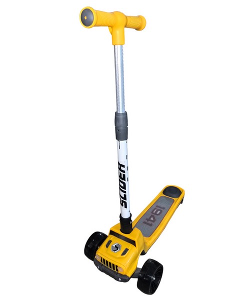 Самокат трехколесный Slider, колеса светящиеся, руль складной