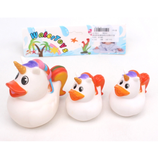 Набор для купания "Утки-единороги" , 3 шт. ПВХ
