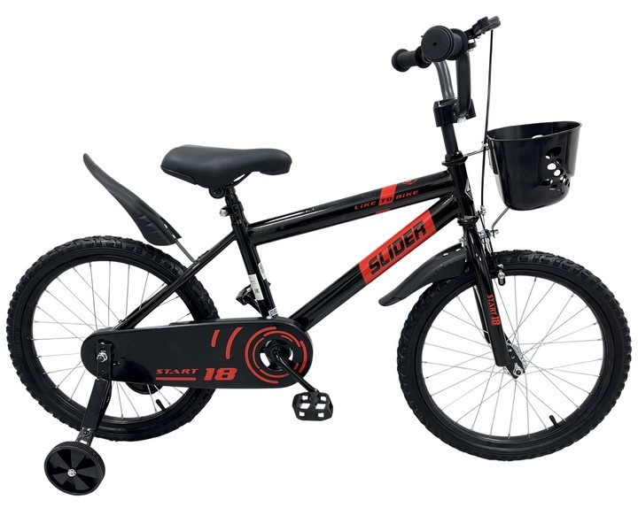 Велосипед 2-х колесный "Slider Start 18" с дополнительными колёсами