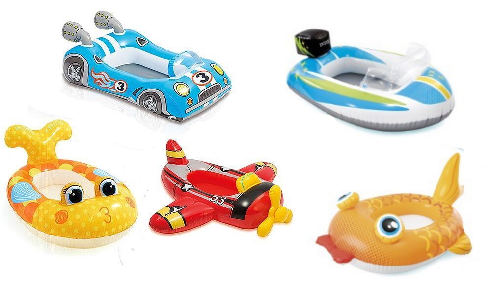 Лодка Pool Cruisers, от 3-6 лет, цвета МИКС, 59380NP INTEX