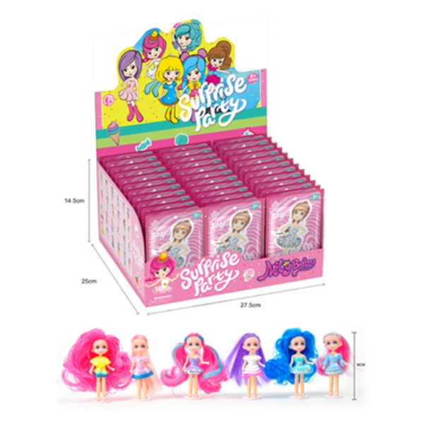 Мини-кукла 9 см, (36 шт. в наборе)