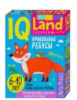 IQ Многоразовые карточки с маркером.6+ Прикольные ребусы
