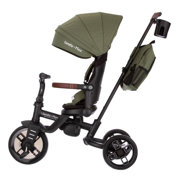 Велосипед 3-х колесный с ручкой управления Qplay