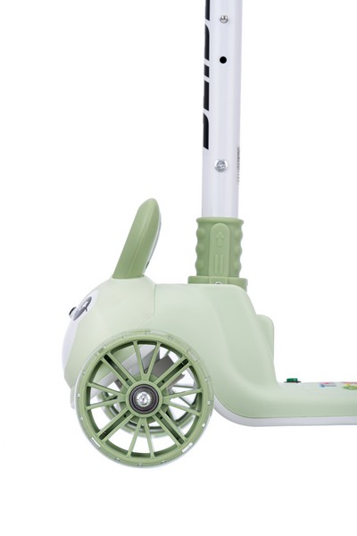 Самокат трехколесный Slider, колеса светящиеся, руль складной