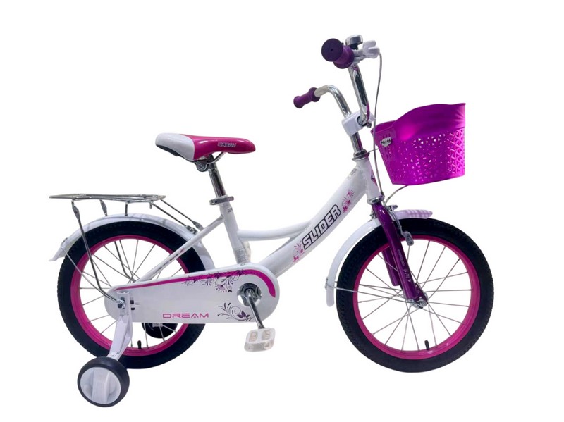 Велосипед двухколесный "Slider dream 18" с дополнительными колесами