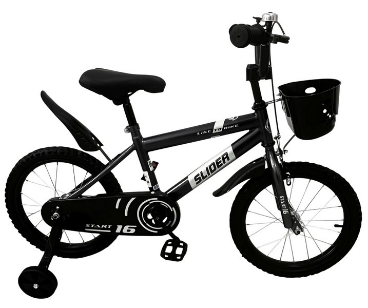 Велосипед 2-х колесный "Slider Start 16" с дополнительными колёсами