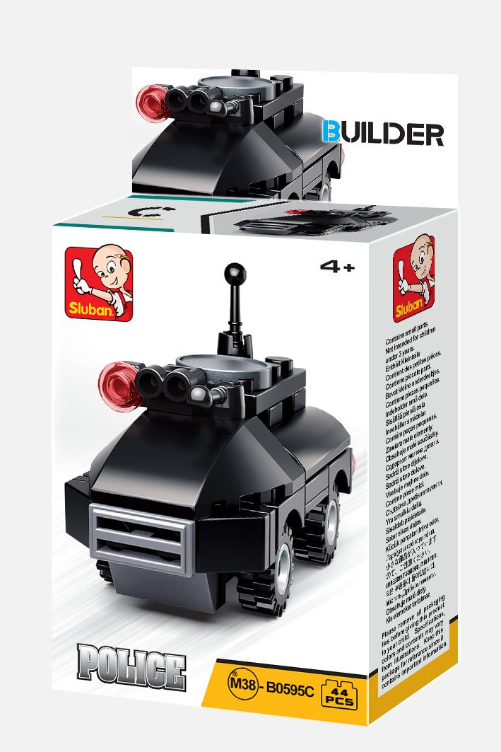 Конструктор "Полицейская машина" 44 детали