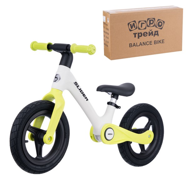 Беговел Slider, надувные колеса 12 дюймов, цвет: зеленый Беговел Slider, надувные колеса 12 дюймов, цвет: зеленый