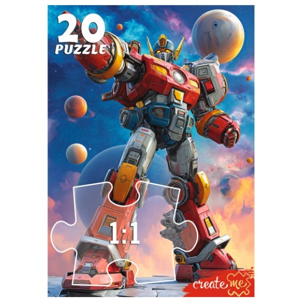 Макси пазлы 20 элементов. КОСМИЧЕСКИЙ ТРАНСФОРМЕР
