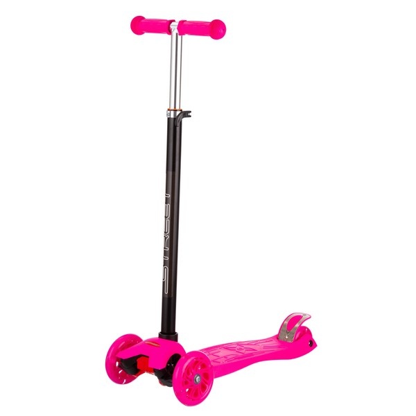 Самокат четырехколесный, колеса PU со светом