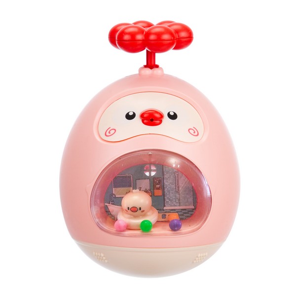 Неваляшка Elefantino "Цыпленок",играй в ванне:наполни водой,уточка внутри плавает,водяной пистолет